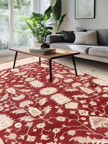 100% Vegetable Dye Peshawar Chobi Oriental Area Rug 10x14