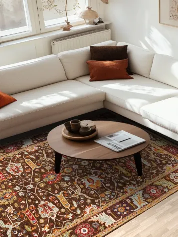 100% Vegetable Dye Ziegler Oriental Area Rug 6x10