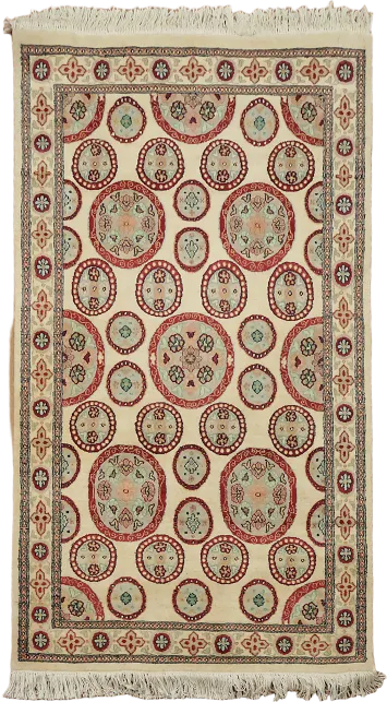 100% Vegetable Dye Tabriz Oriental Area Rug 3x5