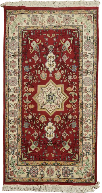 100% Vegetable Dye Tabriz Oriental Area Rug 3x5