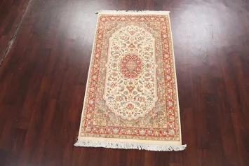 100% Vegetable Dye Tabriz Oriental Area Rug 3x6