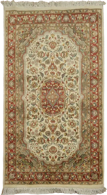 100% Vegetable Dye Tabriz Oriental Area Rug 3x6