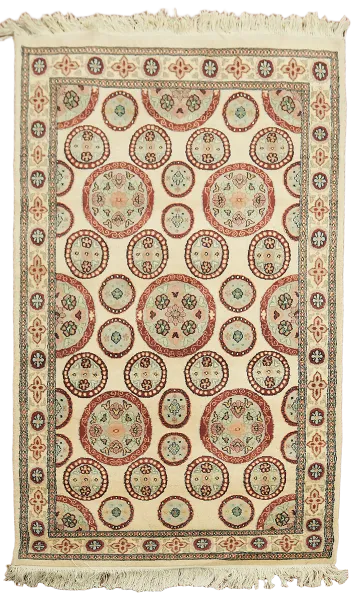 100% Vegetable Dye Tabriz Oriental Area Rug 3x5