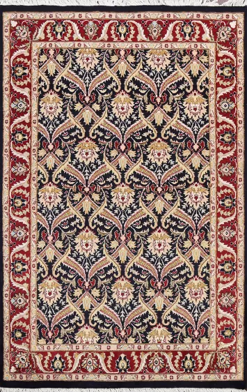 100% Vegetable Dye Tabriz Oriental Area Rug 4x6