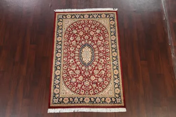 100% Vegetable Dye Tabriz Oriental Area Rug 4x6