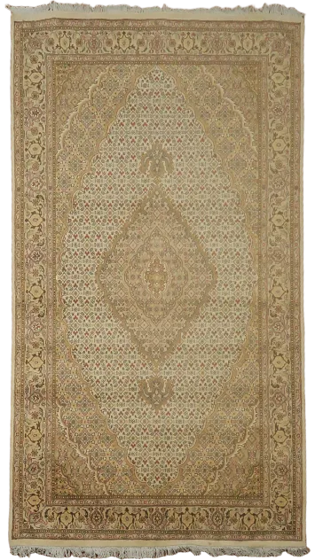 Luxury Oriental Area Rug with Elaborate Diamond Centerpiece 5x9