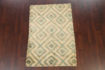 Tribal Contemporary Oriental Area Rug 4x6