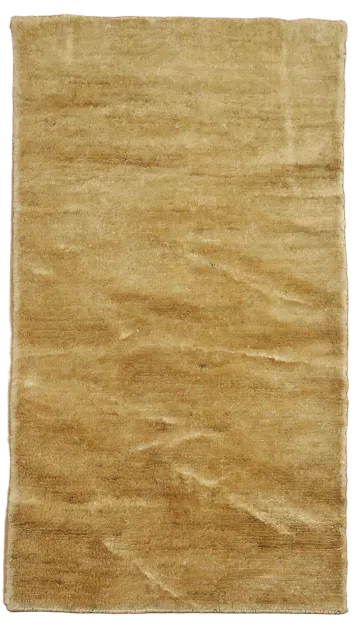 Minimalist Gold Rug Perfect for Modern Interiors 3'x5'