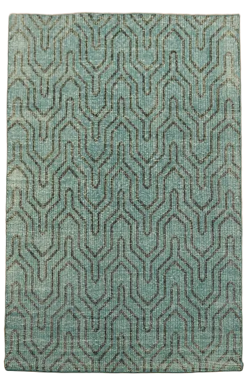 All-Over Vintage Style Distressed Area Rug 6x9