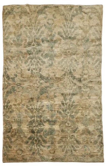 Luxurious Area Rug with Stylish Subtle Floral Design 5x8