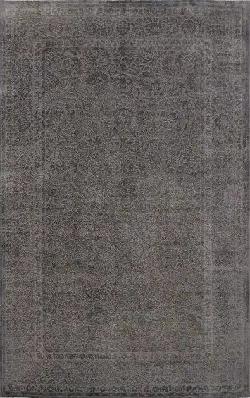 Vegetable Dye Carved Peshawar Chobi Oriental Area Rug 8x11