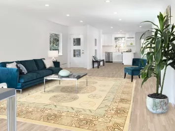 Vegetable Dye Geometric Khotan Oriental Area Rug 9x12