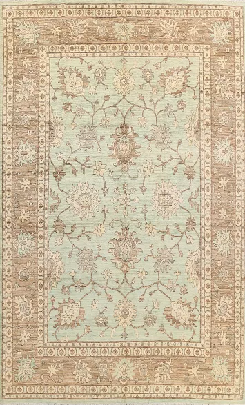 Floral Ziegler Oriental Area Rug 9x13