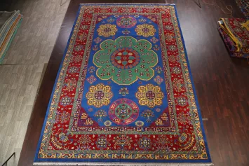 Vegetable Dye Geometric Tabriz Persian Area Rug 12x18