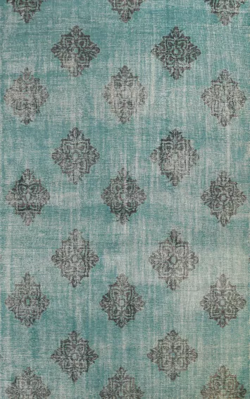 Geometric Abstract Oriental Area Rug 8x11