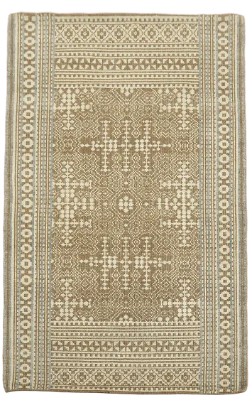Geometric Oushak Oriental Area Rug 5x8