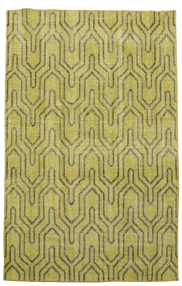 All-Over Contemporary Oriental Area Rug 6x9