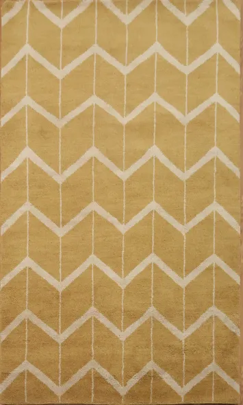 Chevon Style Moroccan Oriental Area Rug 5x8