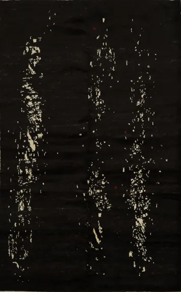 Vegetable Dye Modern Abstract Area Rug 6x9 for Contemporary Spaces