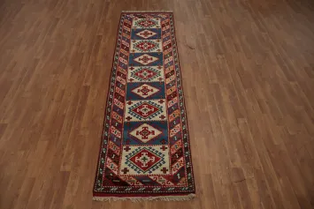 Elevate Your Interior Style with this Exquisite Anatolian Runner Rug 3x9