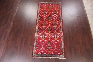 Floral Bakhtiari Persian Runner Rug 4x9