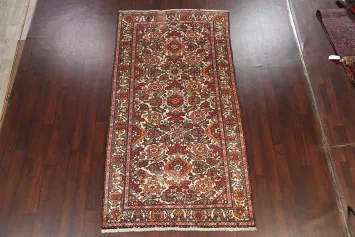 Antique Vegetable Dye Bakhtiari Persian Area Rug 5x10