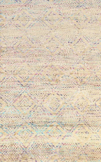 Abstract Moroccan Oriental Area Rug 5x8