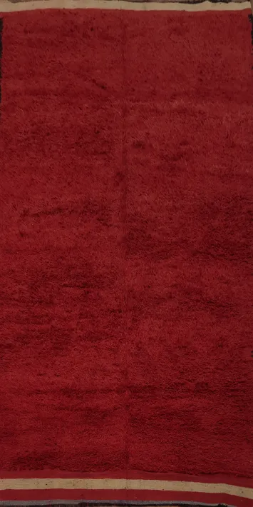 Luxurious Red Moroccan Area Rug 6x13 Adds Warmth to Any Space