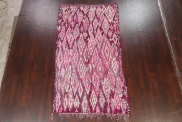 Tribal Moroccan Oriental Area Rug 5x9