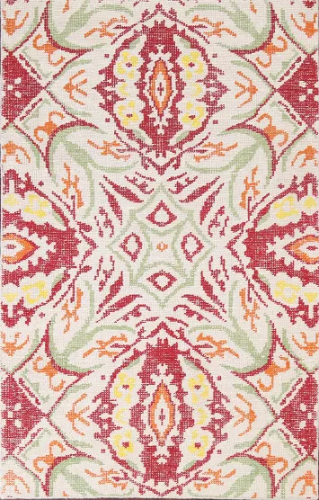 All-Over Abstract Distressed Rug 4x6