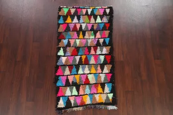 Tribal Moroccan  Oriental Area Rug 3x6