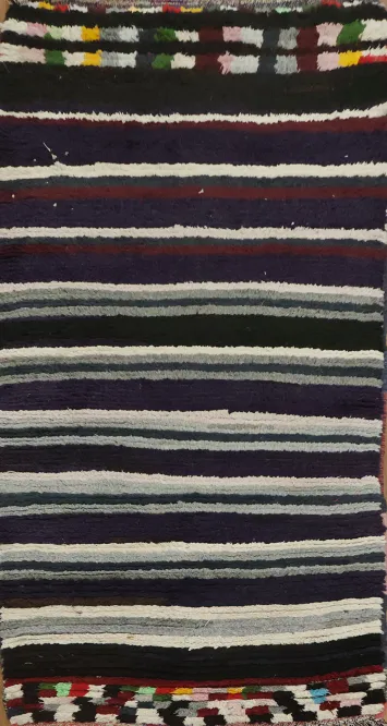 Stripe Moroccan Oriental Area Rug 3x5