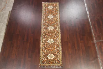 Geometric Ziegler Oriental Runner Rug 3x10