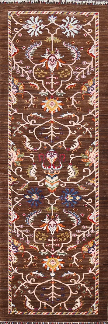 Floral Ziegler Oriental Runner Rug 3x10