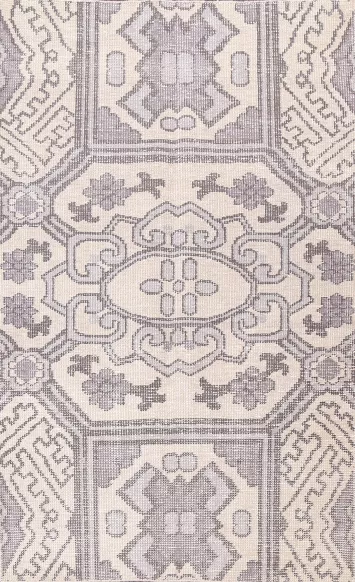 Abstract Oriental Rug 4x6