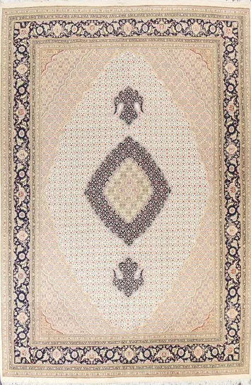 Vegetable Dye Tabriz Mahi Oriental Area Rug 9x12