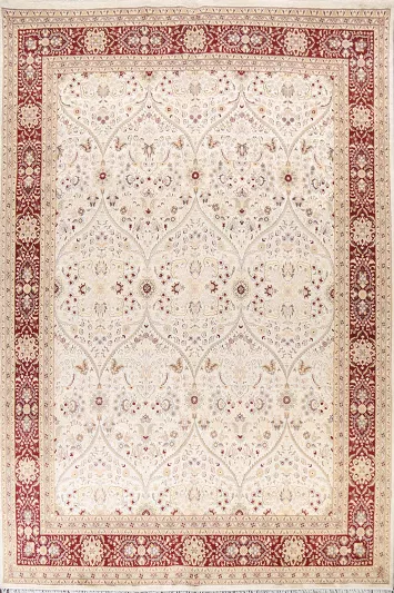 Vegetable Dye Tabriz Oriental Area Rug 9x12