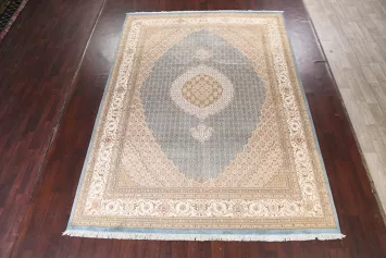 Vegetable Dye Tabriz Mahi Oriental Area Rug 9x12