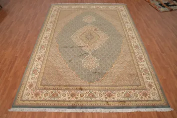 Vegetable Dye Tabriz Mahi Oriental Area Rug 9x12