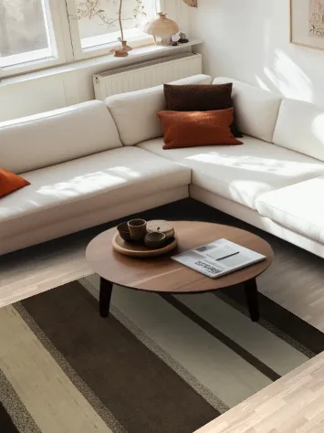 Contemporary Stripes Gabbeh Oriental Rug 5x7 to Elevate Your Space