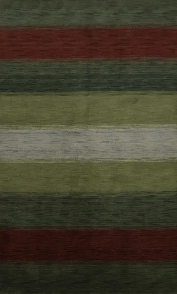 Minimalist Gabbeh Area Rug 6x8 Featuring Bold Stripes for Style