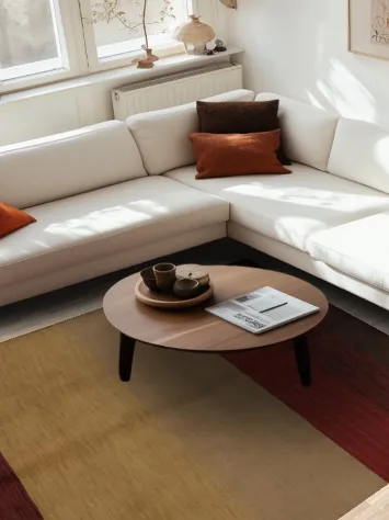 Earthy Tones Gabbeh Area Rug 6x10 for Warm and Cozy Interiors