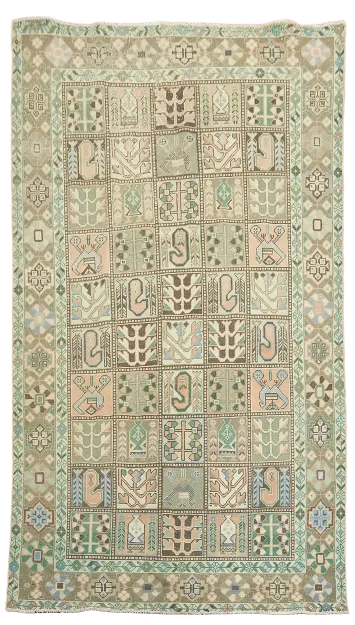 Garden Design Bakhtiari Persian Area Rug 5x9