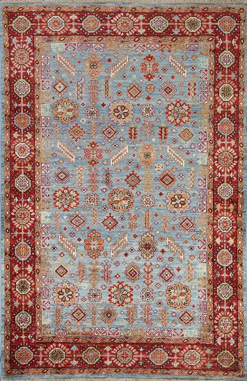 Vegetable Dye Ziegler Handmade Area Rug 4x6