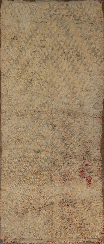 Vintage Moroccan Area Rug 5x12