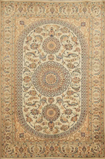 Vegetable Dye Kashmar Persian Area Rug 6x10