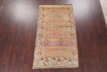 Antique Qashqai Persian Area Rug 4x8