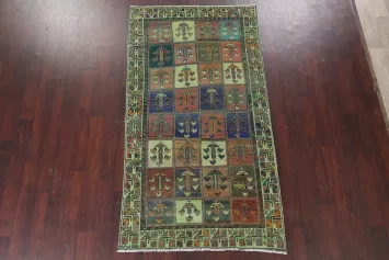 Antique Bakhtiari Persian Area Rug 4x8
