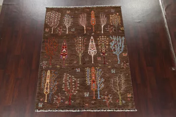 Wool Ziegler Vegetable Dye Area Rug 6x7