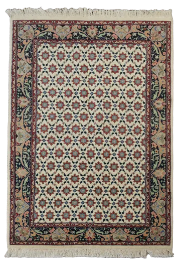 Vegetable Dye Aubusson Wool Wool Rug 4x6